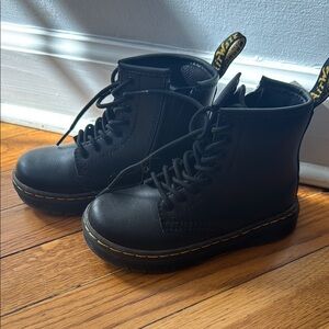 Dr. Martens Black Kids Boots